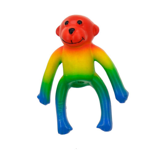Li'L Pals Latex Monkey Dog Toy - Multicolored