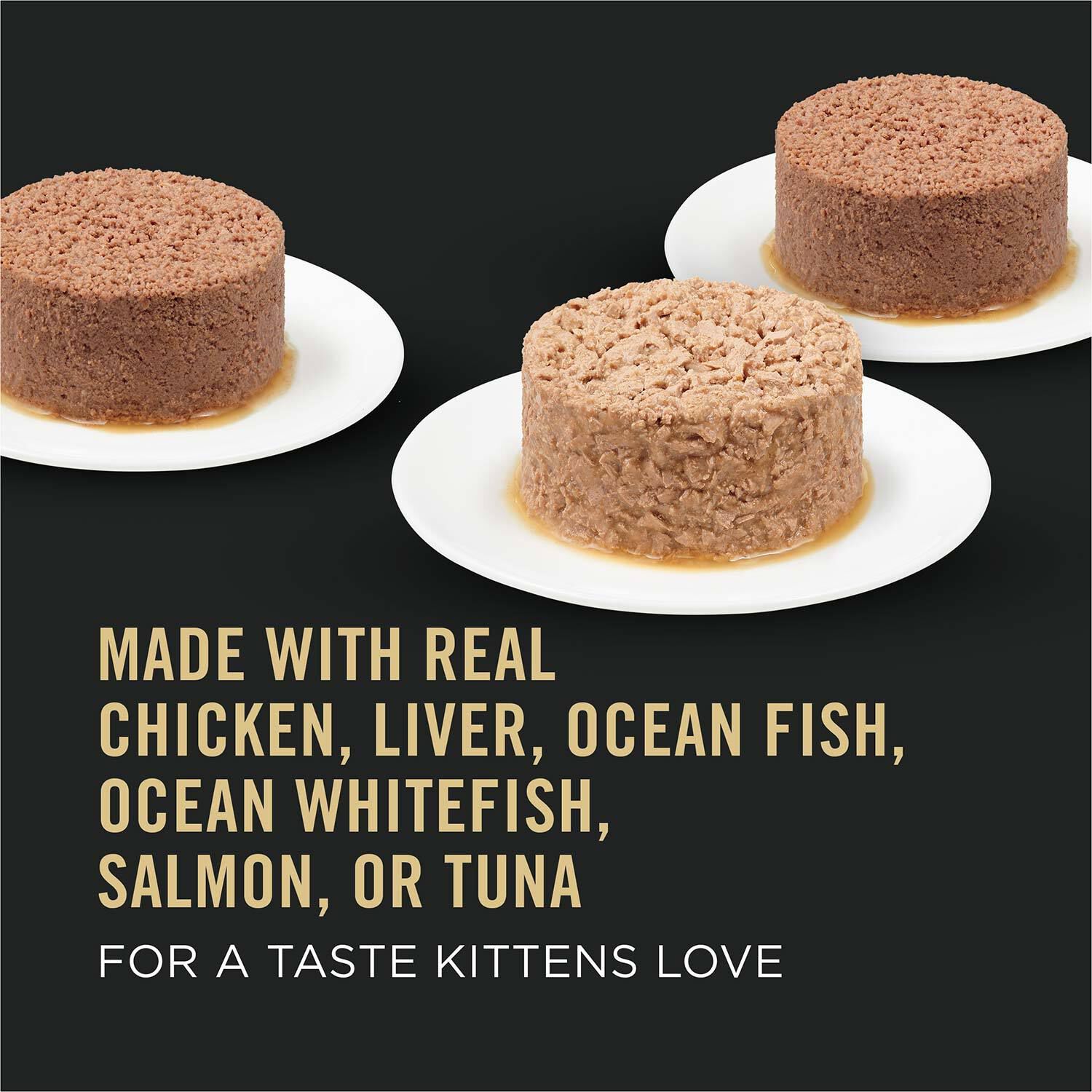 Purina Pro Plan High Protein Wet Kitten Food Variety Pack, Development Kitten Favorites - (12) 3 Oz. Cans
