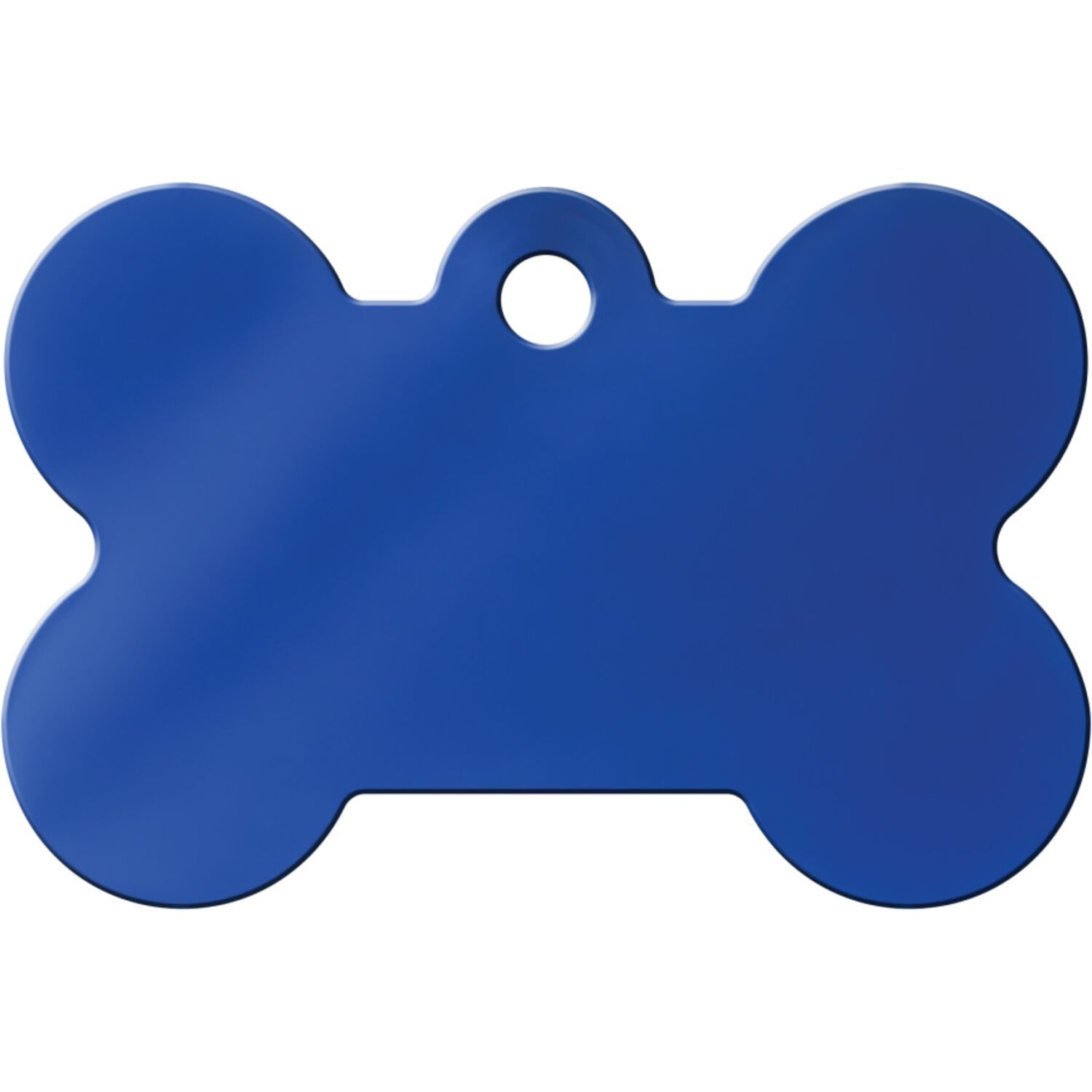 Id-Spot Quick Tag Engravable  Dog Tag, Blue Bone, Large