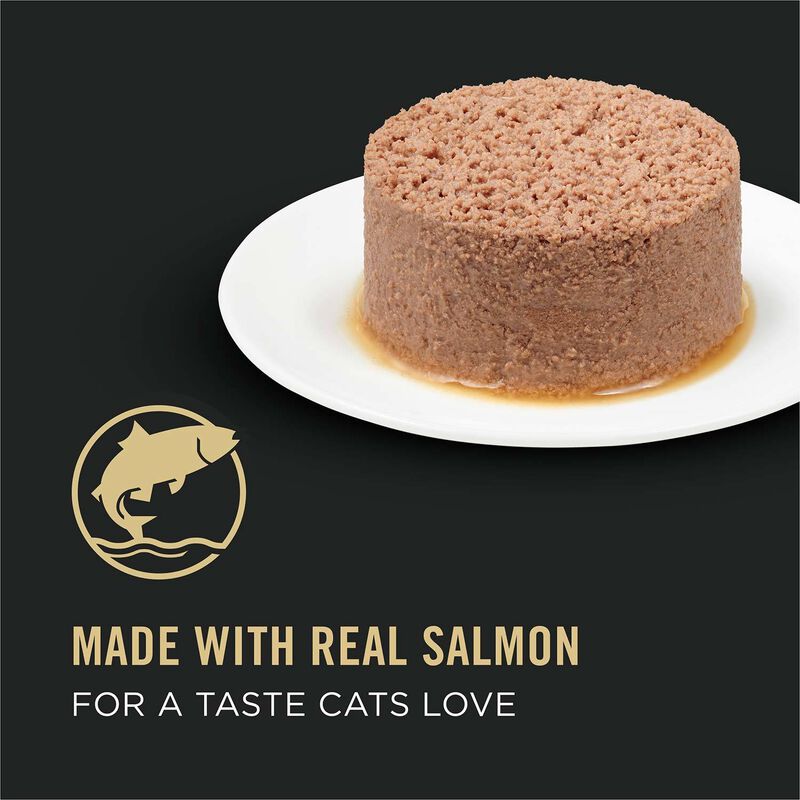 Purina Pro Plan Pate High Protein Senior Wet Cat Food, Salmon & Tuna Entree
