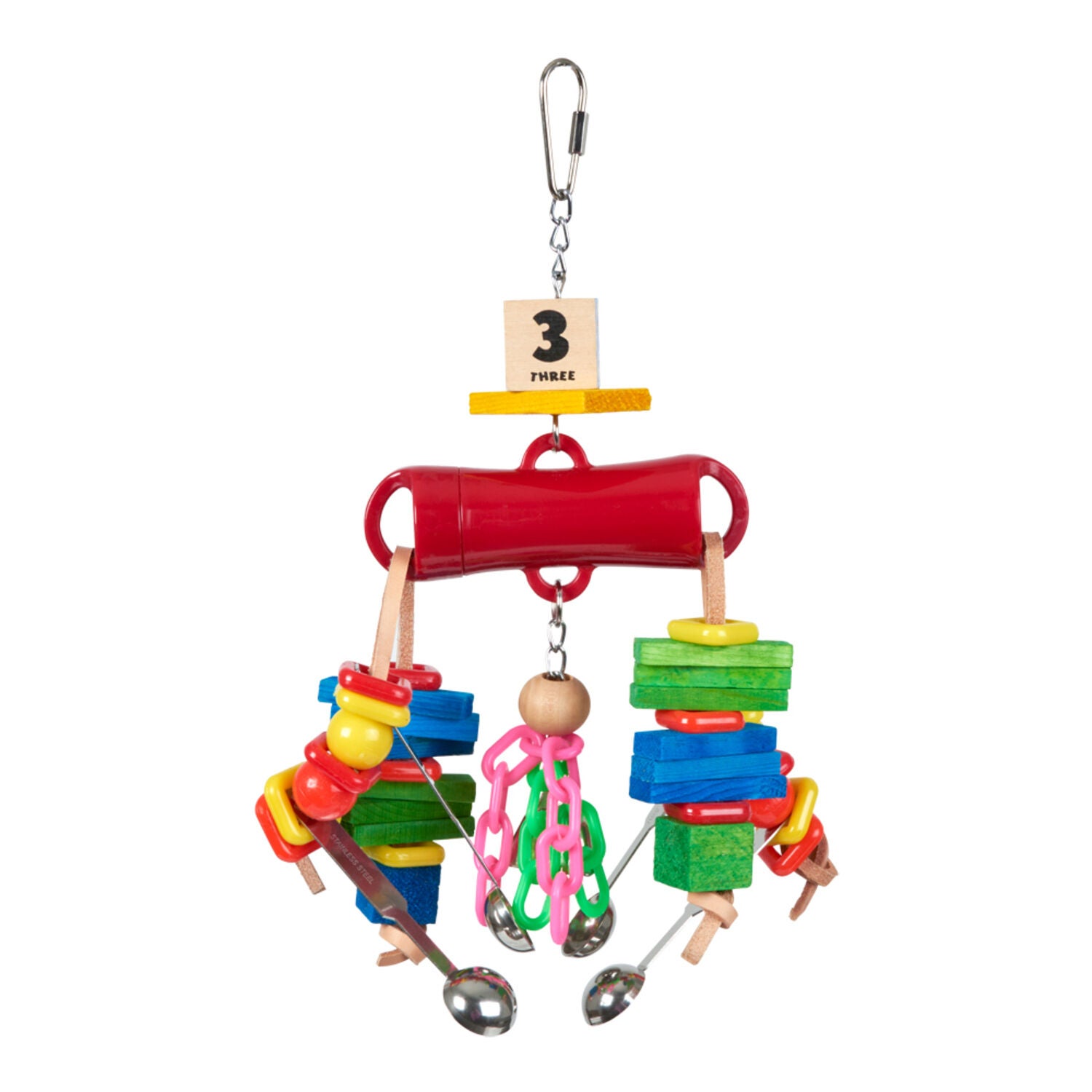 Caitec Featherland Paradise Noisemaker Bird Toy &ndash; Medium
