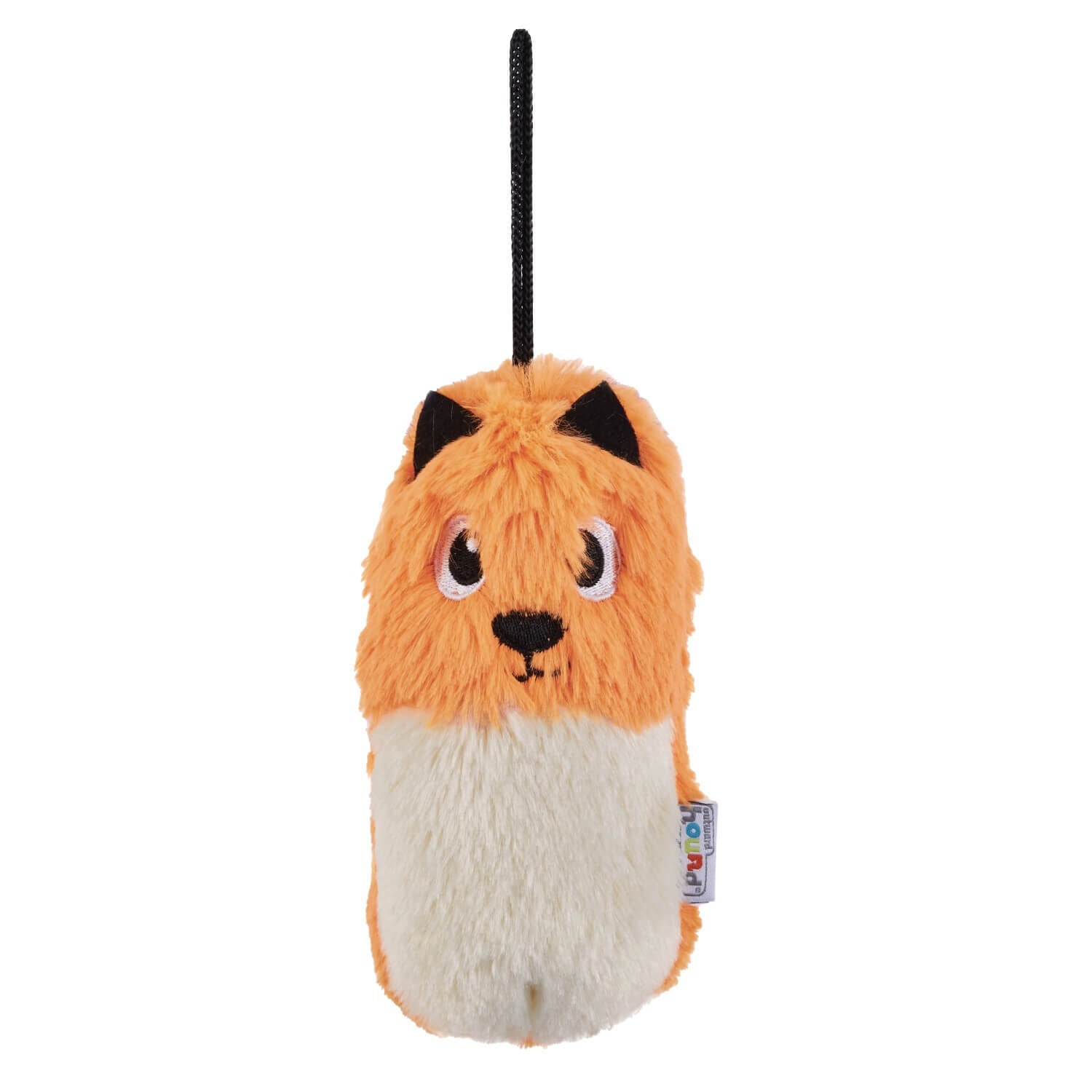 Outward Hound Tail Teaser Wand Replacement Squeaky Plush Lure, Orange Fox Dog Toy