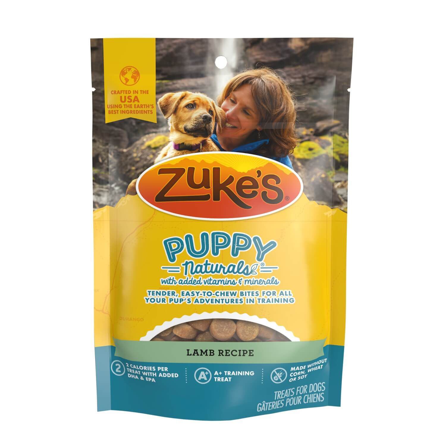 Zuke's Naturals Soft & Chewy Puppy Treats, Lamb Recipe, 5-Oz