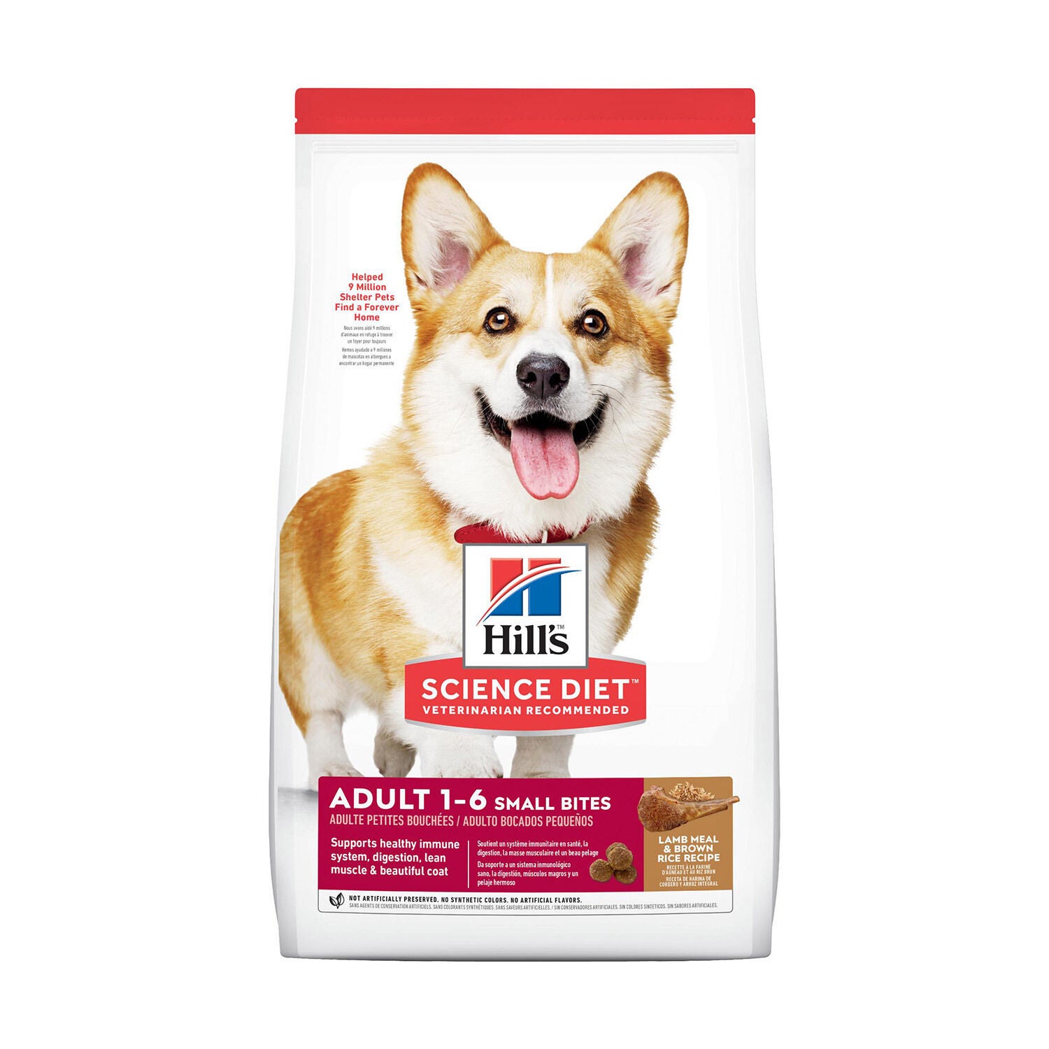 Hill's Science Diet Adult Small Bites Lamb Meal & Brown Rice Recipe Dry Dog Food