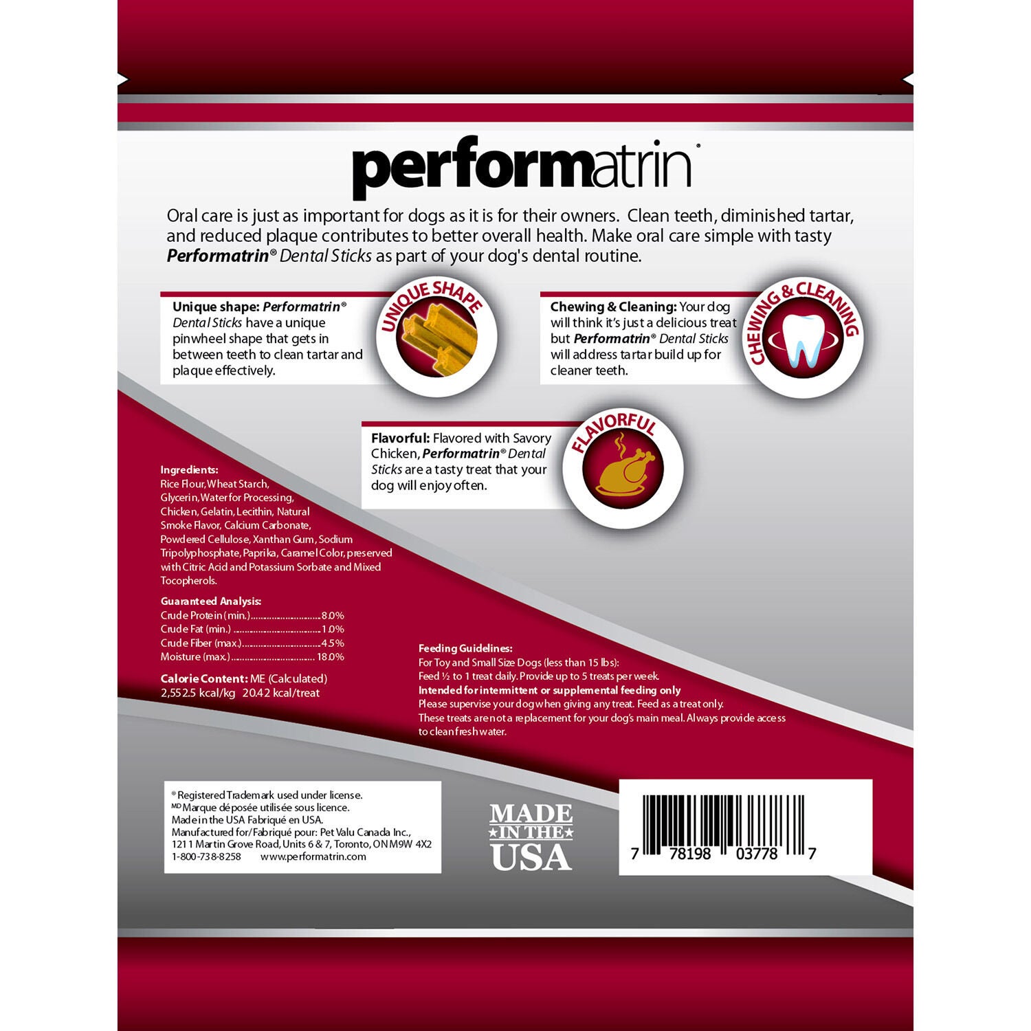 Performatrin dental sticks clearance