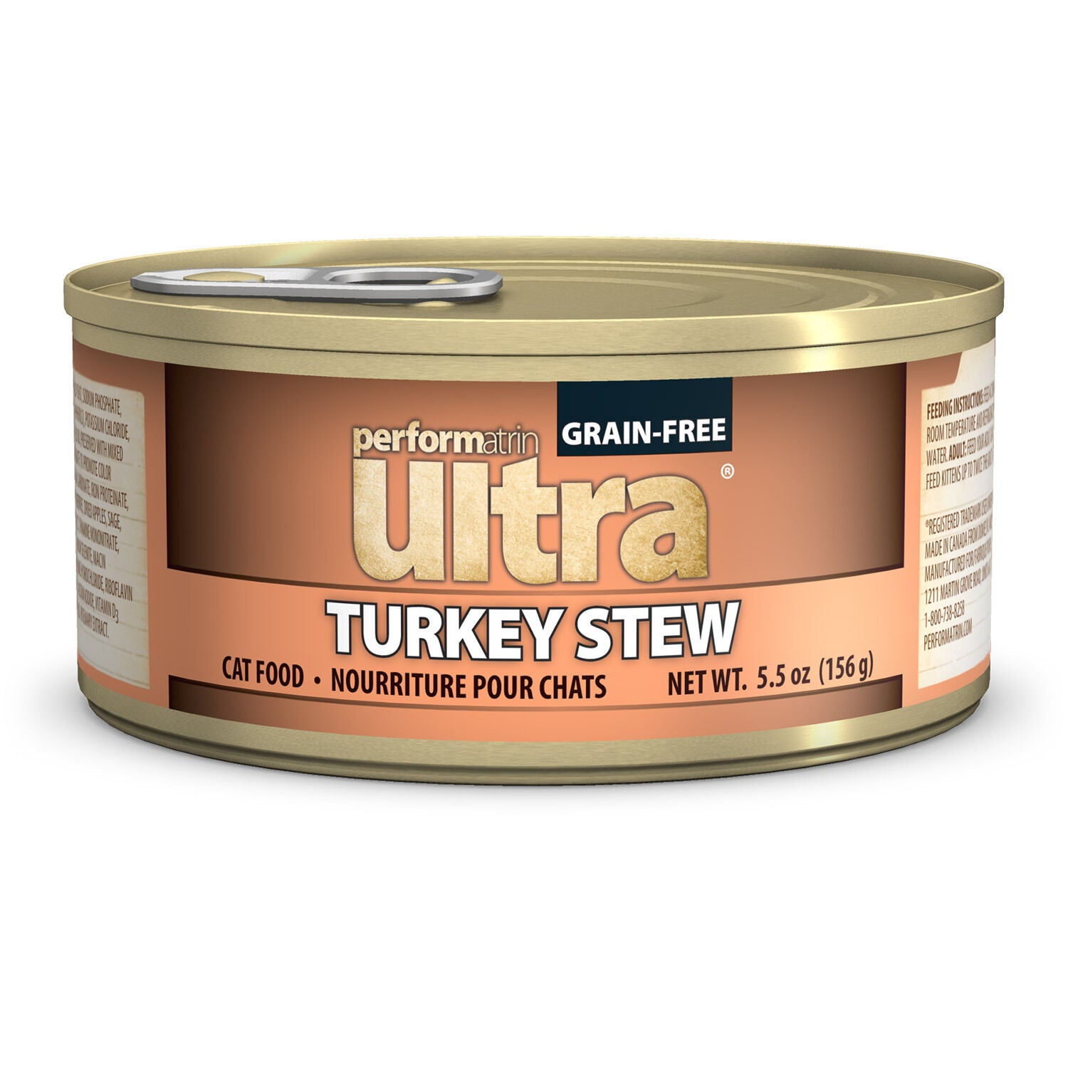 Performatrin Ultra Grain Free Turkey Stew Wet Cat Food 13.2 oz 12 PK Pet Supermarket