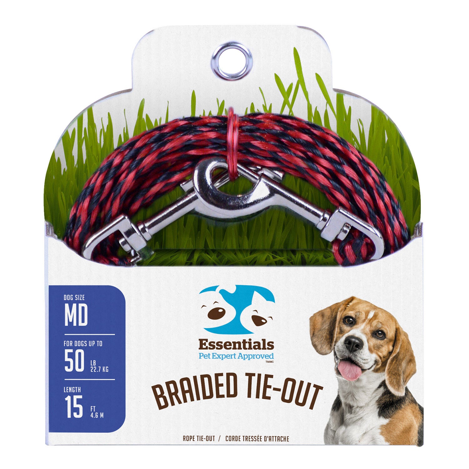 Boss Pet 15' Braided Tie-Out Pet Supermarket