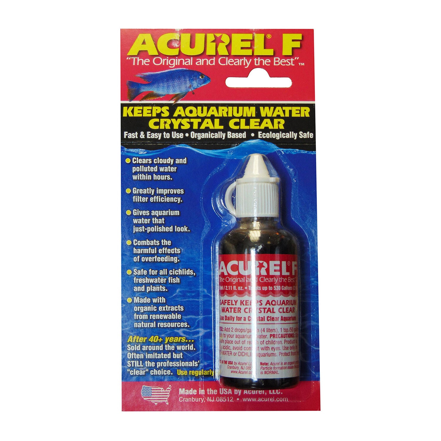 Acurel f 2025 aquarium water clarifier