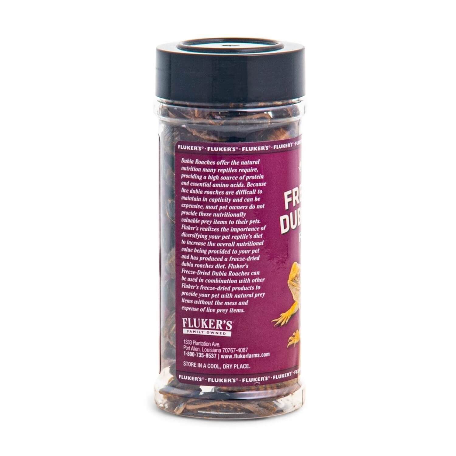 Fluker's Freeze Dried Dubia Roaches Reptile Food - 1.3-Oz