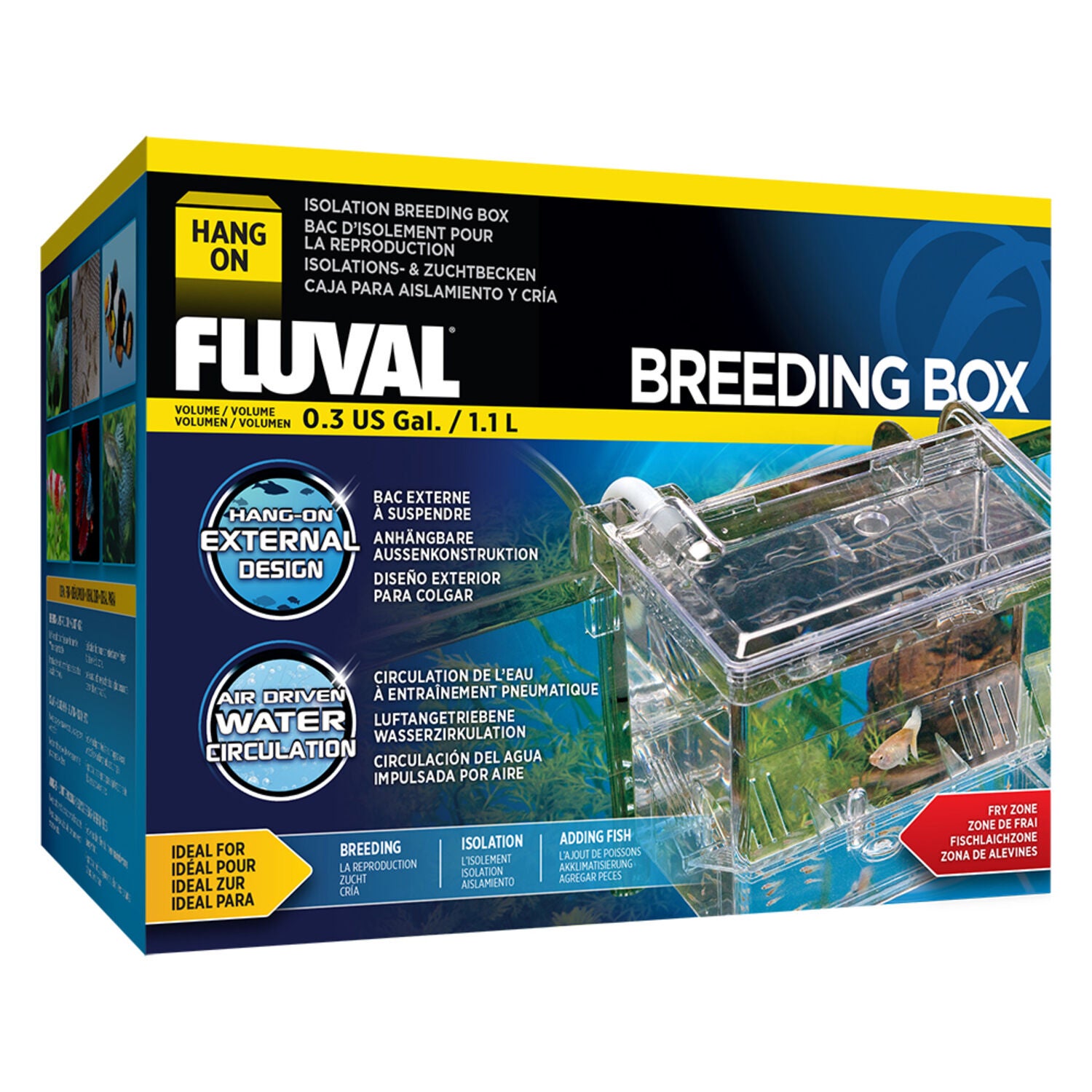 Fluval Multi-Chamber Hang-On Holding And Breeding Box For Fish Aquariums