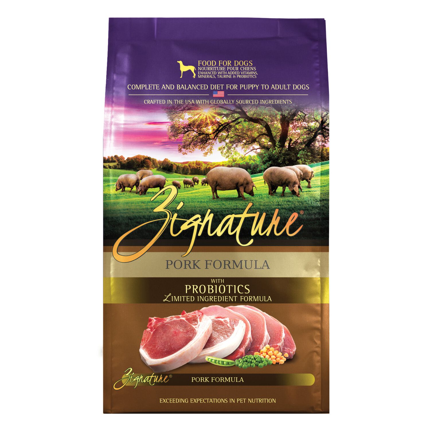 Zignature Pork Formula Limited Ingredient Dry Dog Food