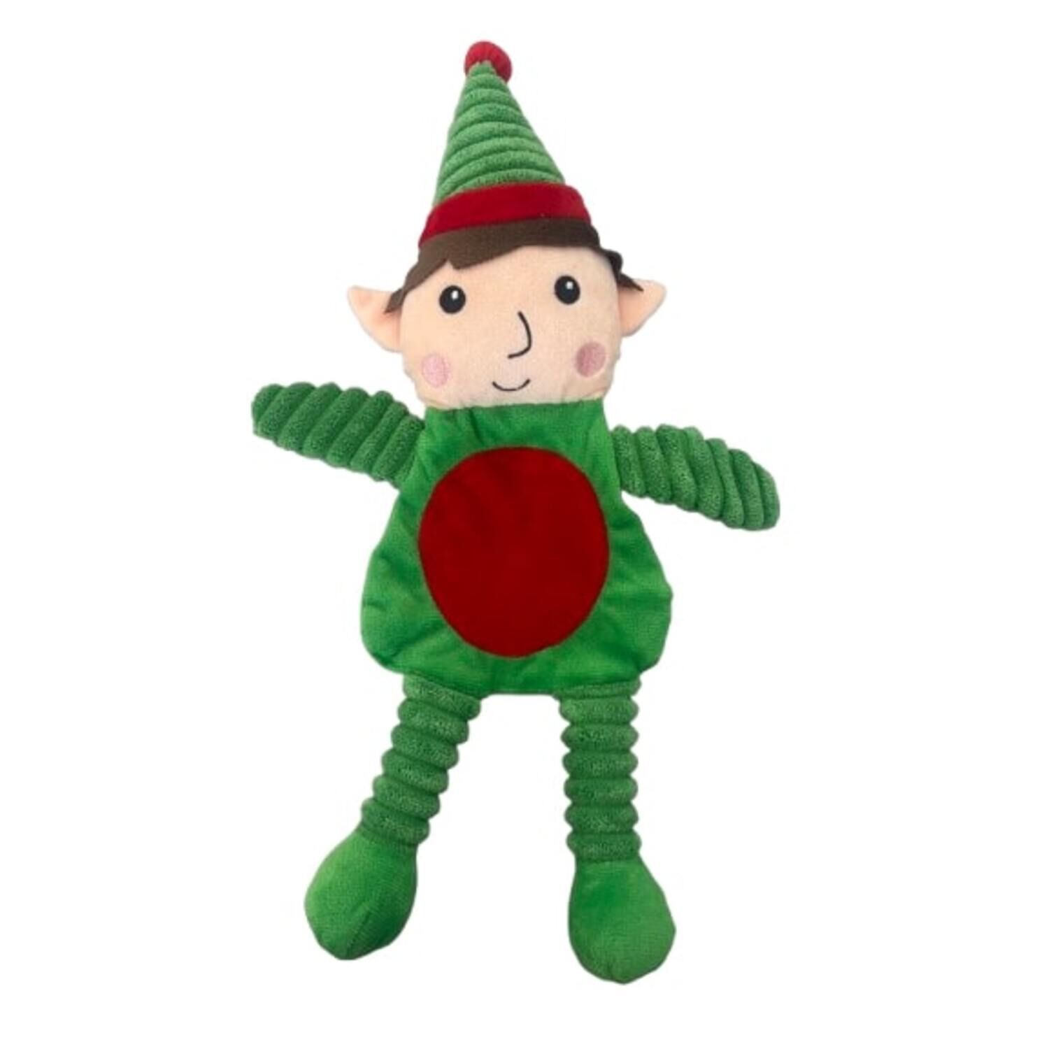 #Bff Holiday Crinkle & Squeak Holiday Elf Plush Dog Toy
