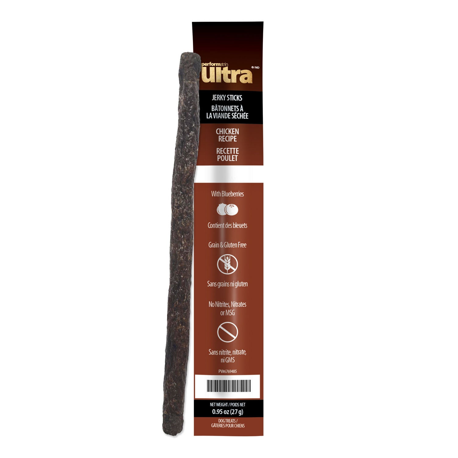 Performatrin Ultra&nbsp;Jerky Sticks Chicken Recipe Dog Treats, 1-Each