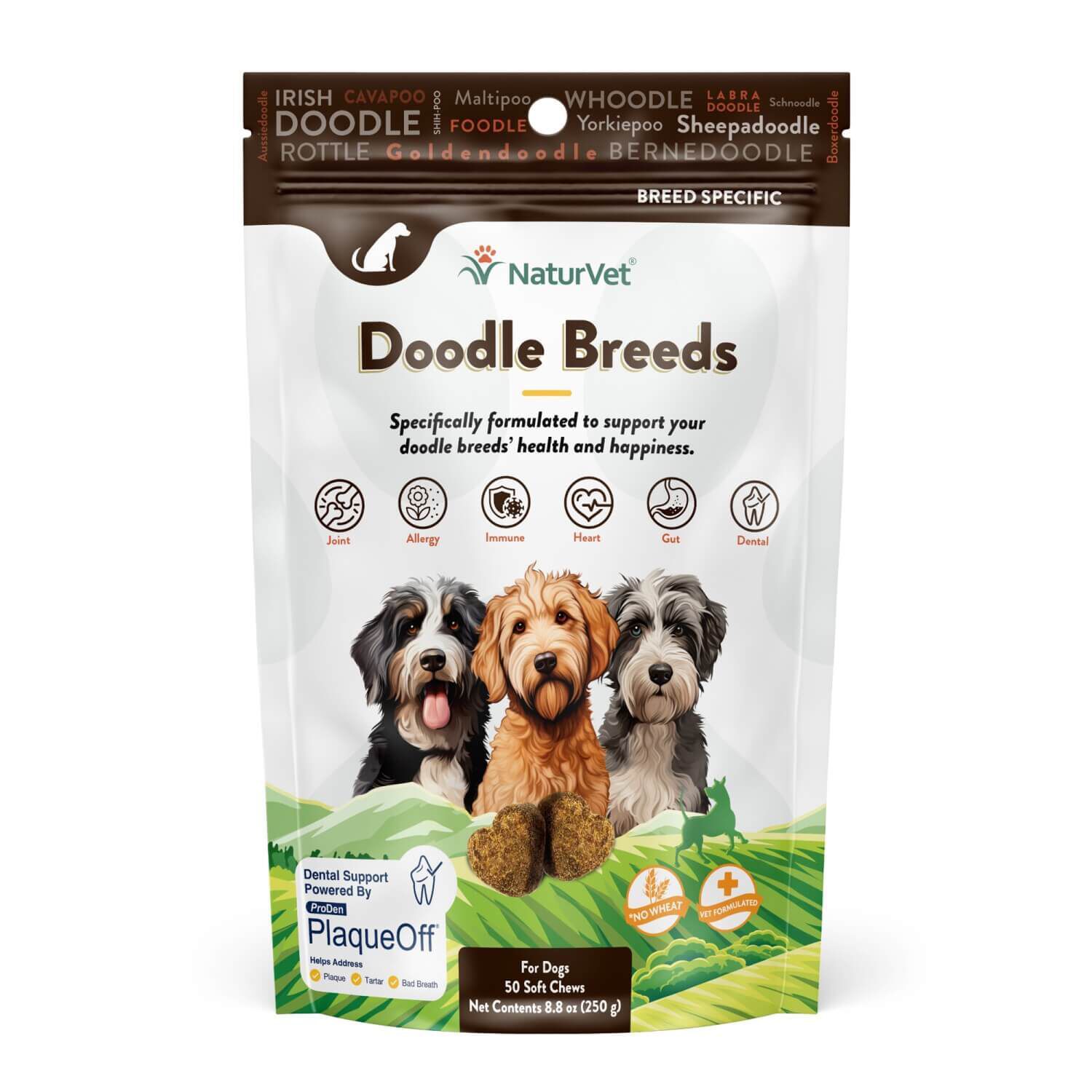 Naturvet Doodle Breeds Dog Supplement 50ct Pet Supermarket