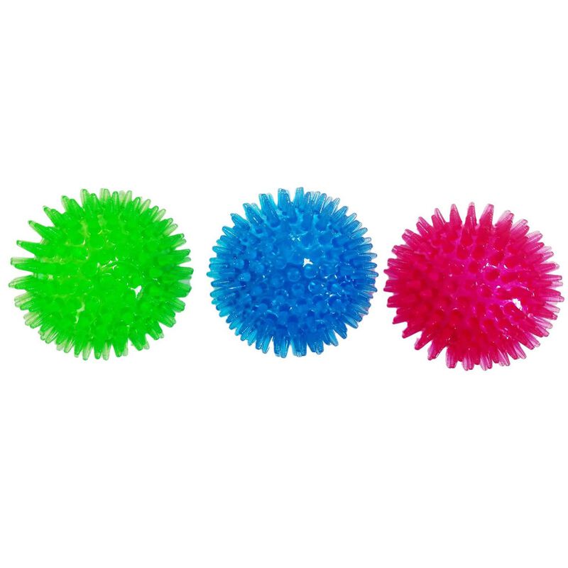 #Bff Rubber Spike Ball Dog Toy, Assorted Colors