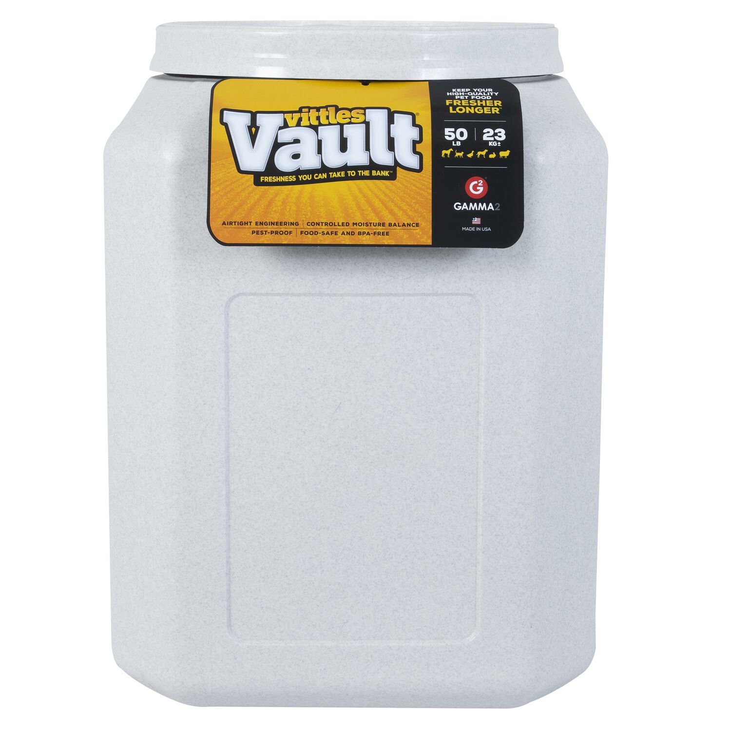 Vittles Vault Outback Waterproof, Insect & Pest-Proof Pet Food Storage Container, 50-Lb Capacity
