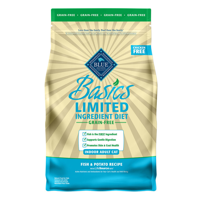 Basics Limited Ingredient Grain Free Indoor Adult Fish & Potato Recipe Cat Food image number 1