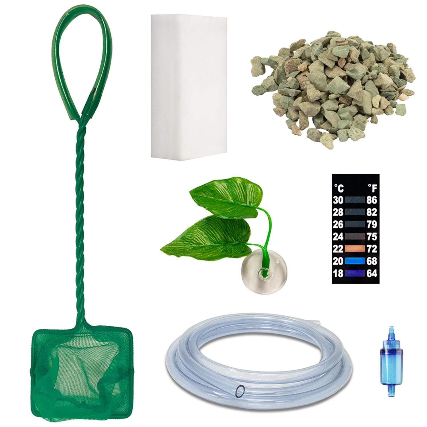 Penn-Plax Cascade Betta Frish Starter Kit, 9 Pieces, 1.2 Liters Per Min Flow Rate