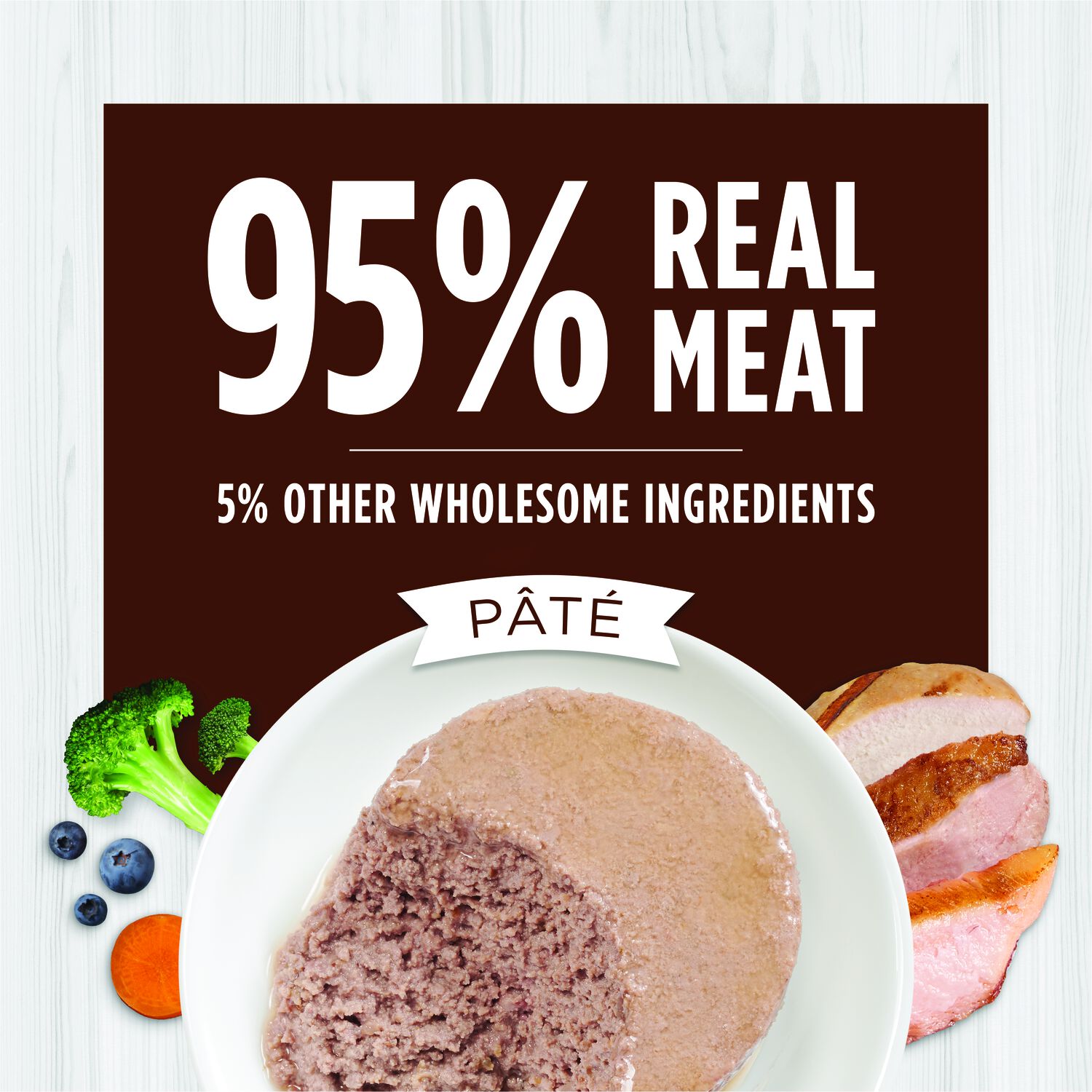 Instinct Original Grain-Free Pate Wet Cat Food, Variety Pack, 3-Oz Can 12 Pack