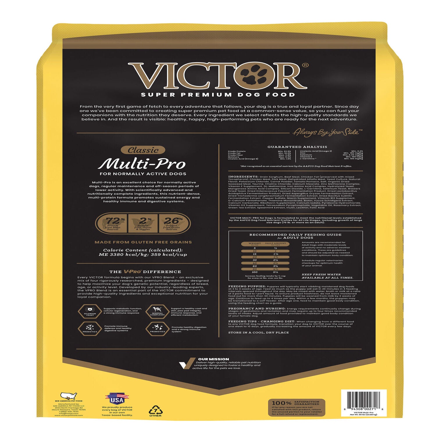 Victor Classic Multi Pro Dry Dog Food