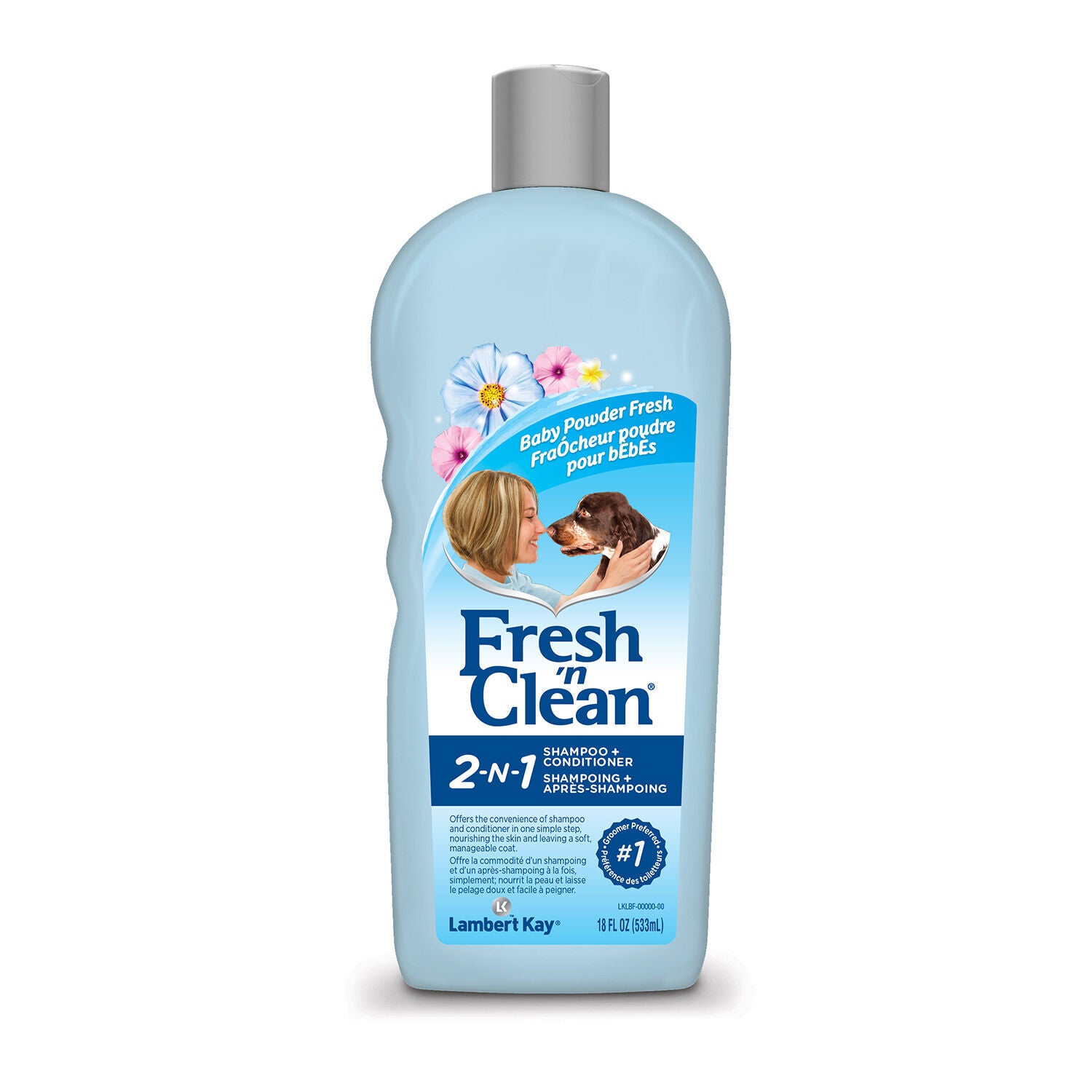 Fresh 'N Clean 2-In-1 Conditioning Dog Shampoo Baby Powder Scent