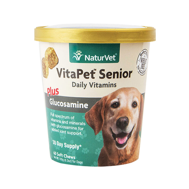 Vitapet Senior Daily Vitamins Plus Glucosamine Soft Chews image number 1