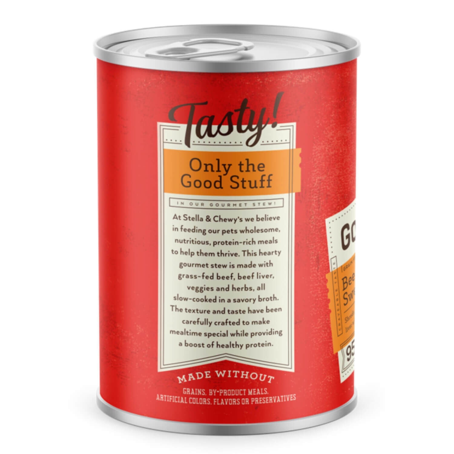 Stella & Chewy's Grain-Free Gourmet Stew Beef, Green Bean & Sweet Potato Stew Wet Dog Food