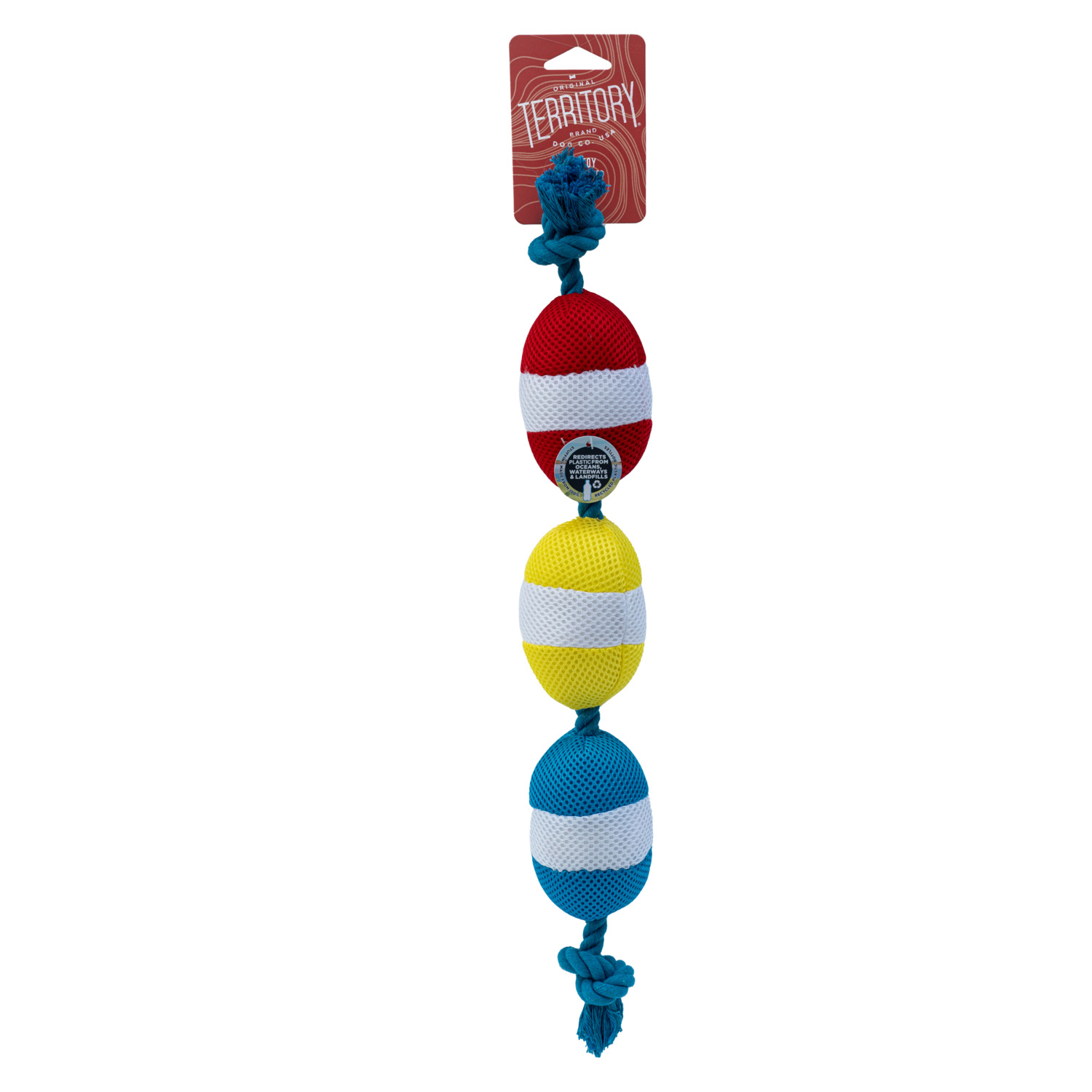 Territory Buoys Floating Water Play Tug Dog Toy, 20"