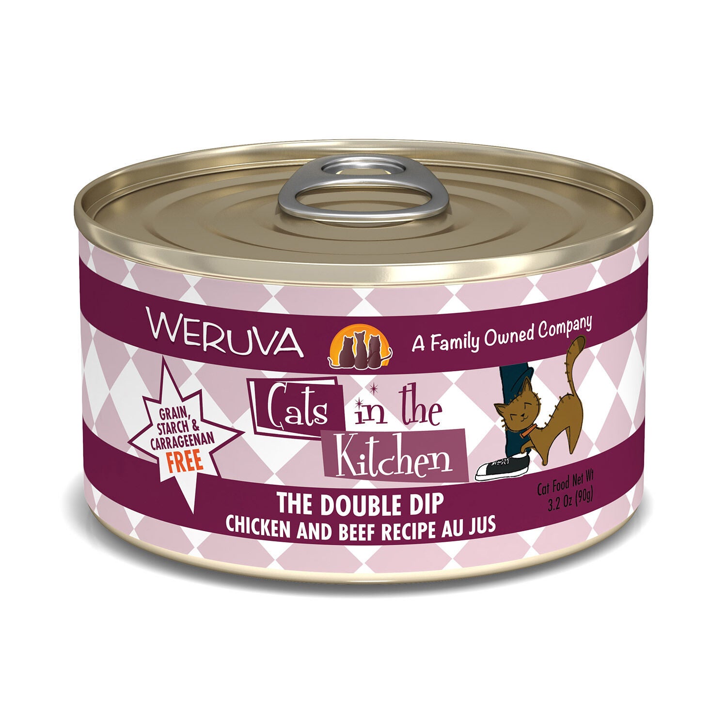 Weruva Cats In The Kitchen, The Double Dip With Chicken & Beef Au Jus Wet Cat Food