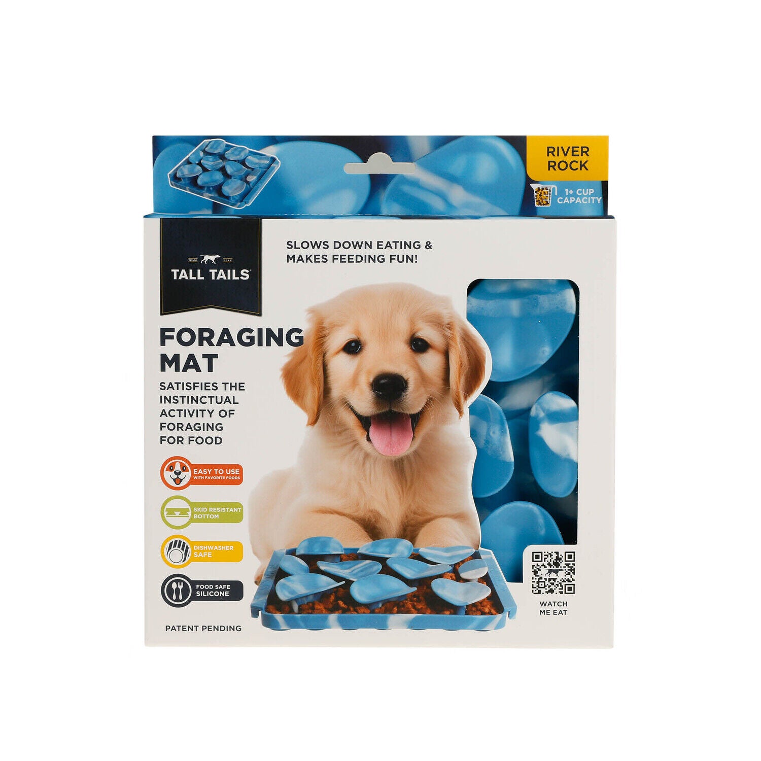 Tall Tails Rock Foraging Mat Interactive Dog Slow Feeder Mat