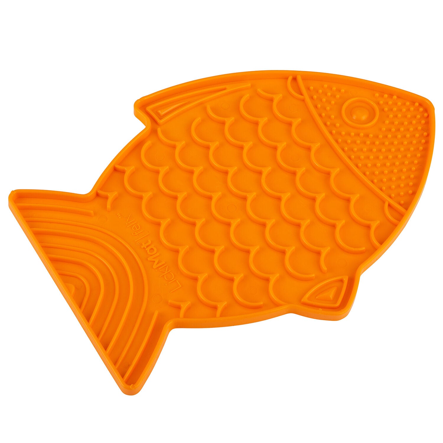 Lickimat Felix Lickmat & Slow Feeder For Cats, Orange | Pet