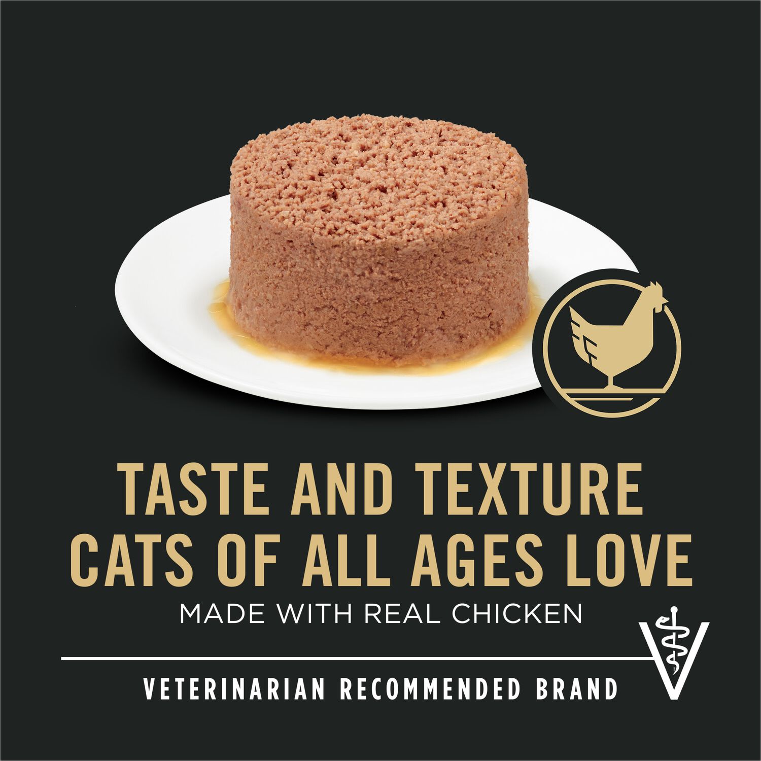 Purina Pro Plan All Life Stages Chicken Pate Classic Entr&eacute;e Wet Cat Food, 3 Oz.