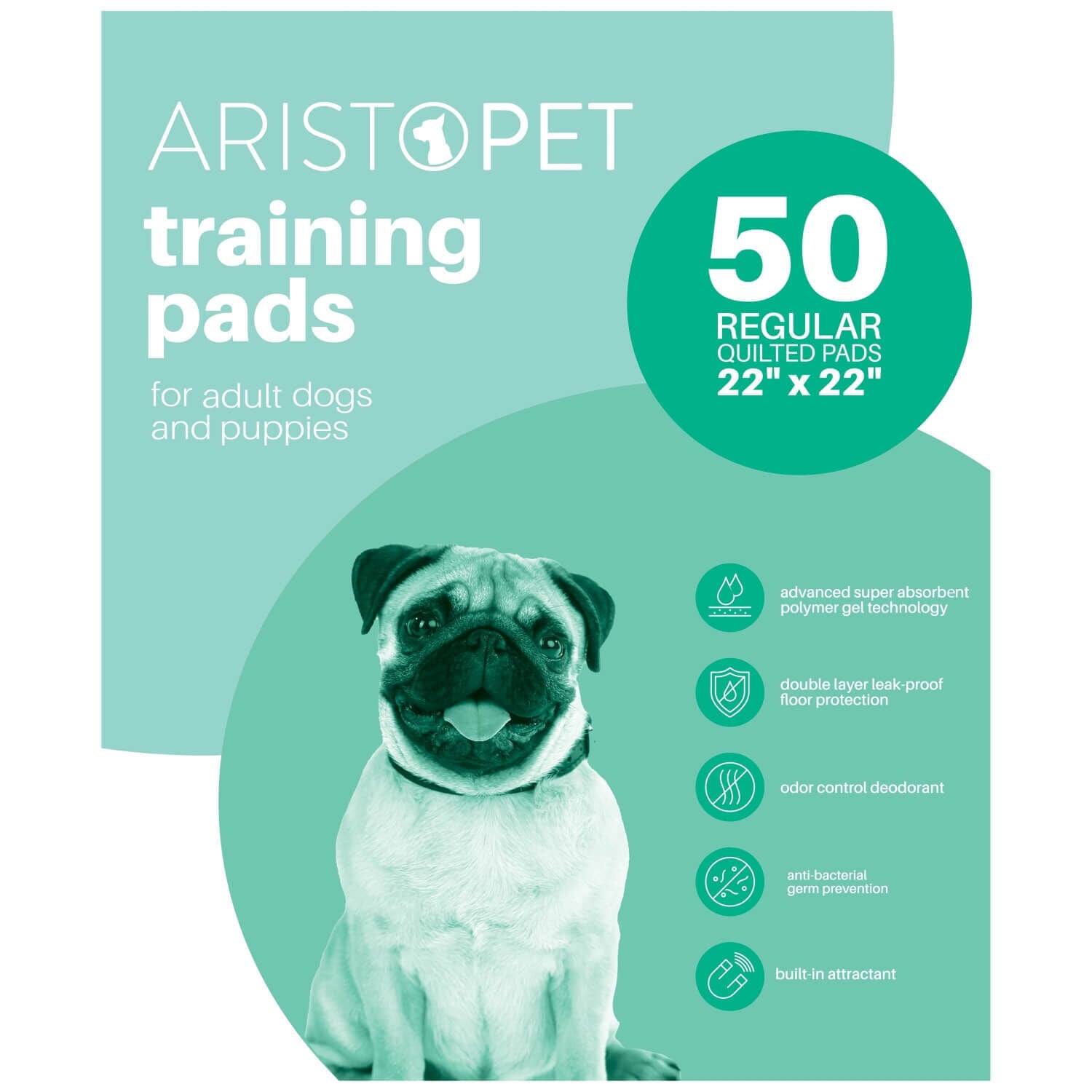 Aristopet Dog Training Pads 22"X22"