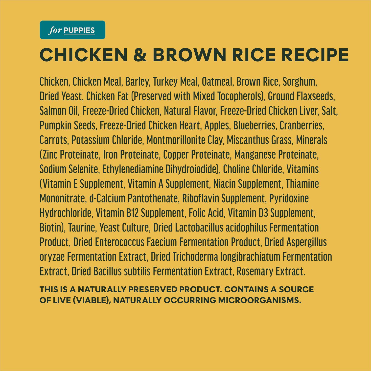 Instinct Raw Boost Puppy Dry Dog Food, Whole Grain Chicken & Brown Rice Recipe, 20-Lb Bag