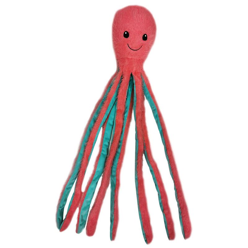 Crinkle Plush Octopus Dog Toy image number 1