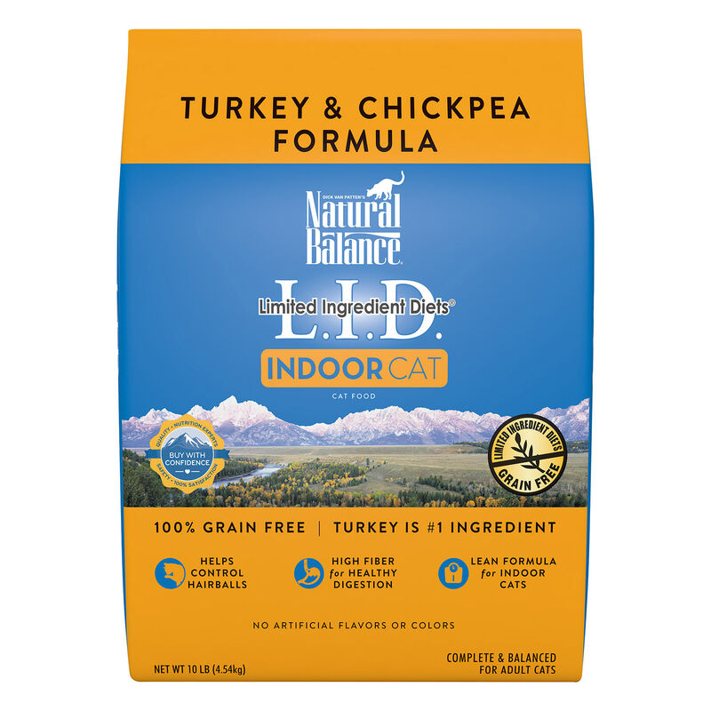 L.I.D. Limited Ingredient Diets Indoor Turkey & Chickpea Formula Cat Food image number 2