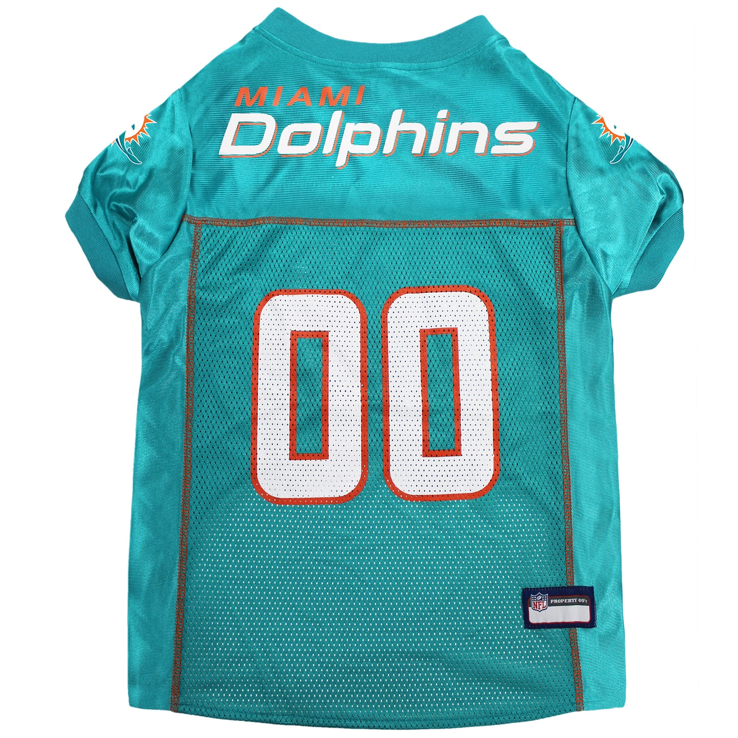 Pet First Miami Dolphins Dog Jersey, Extra Small
