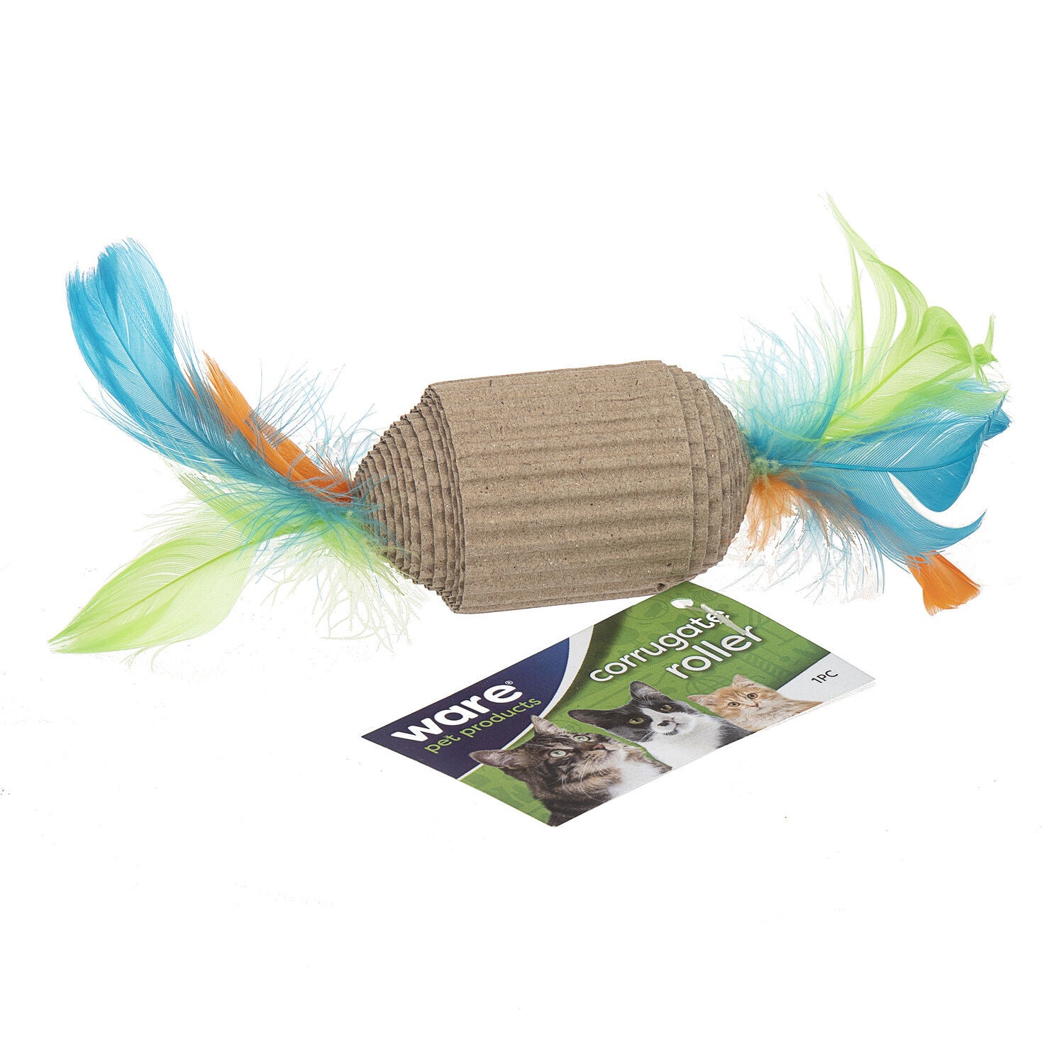 Ware Corrugated Roller Interactive Cat Toy