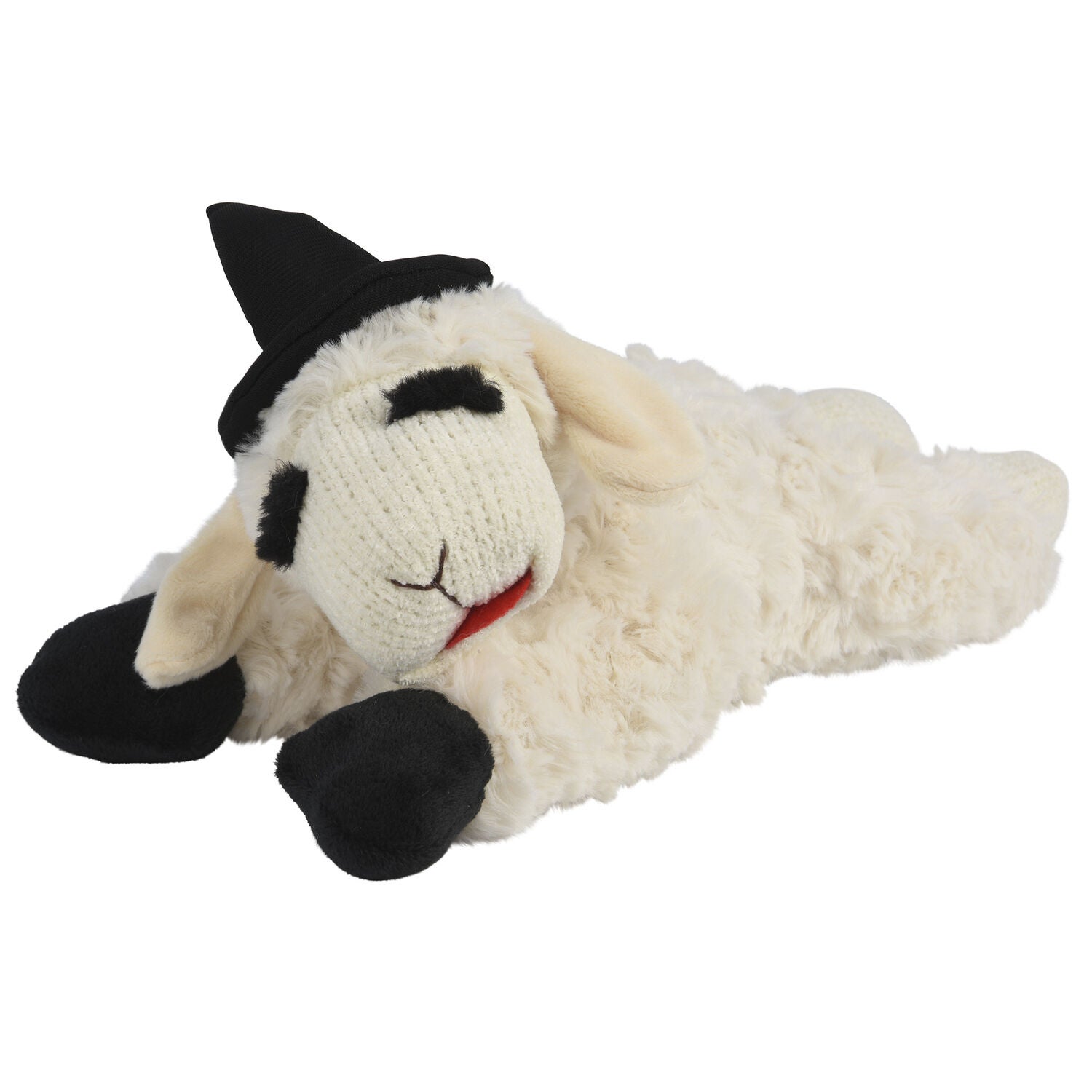 Multipet Halloween Lamb Chop Witch Squeaky Plush Dog Toy, Assorted Colors