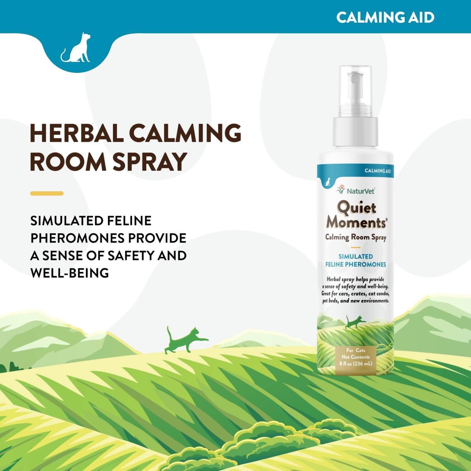 Naturvet Quiet Moments Cat Calming Room Spray