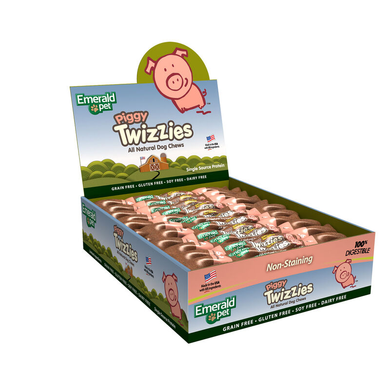 Piggy Twizzies Natural Chew Dog Treat image number 2