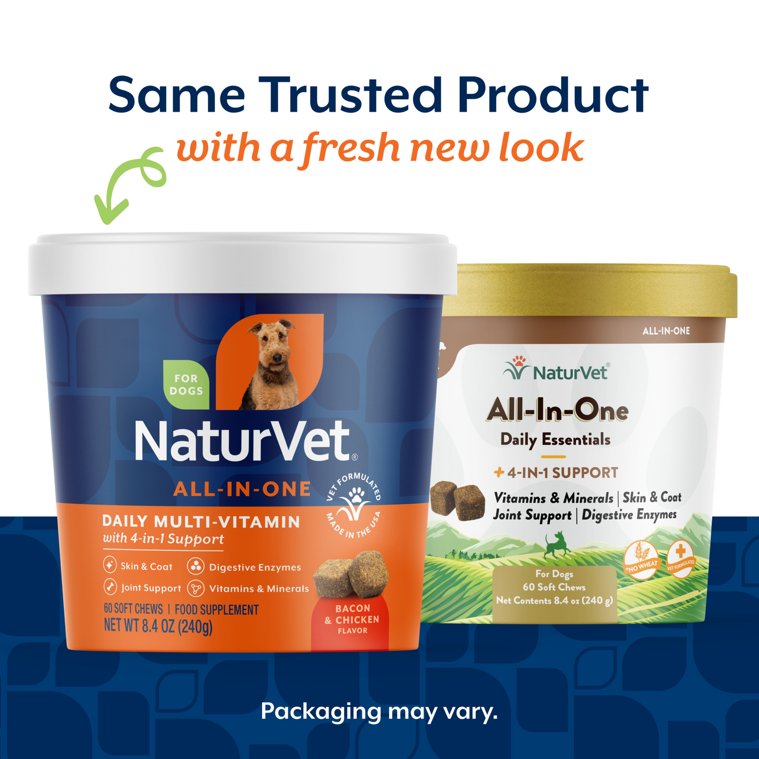 Naturvet All-In-One Vitamin Dog Supplement Soft Chews, 60-Count