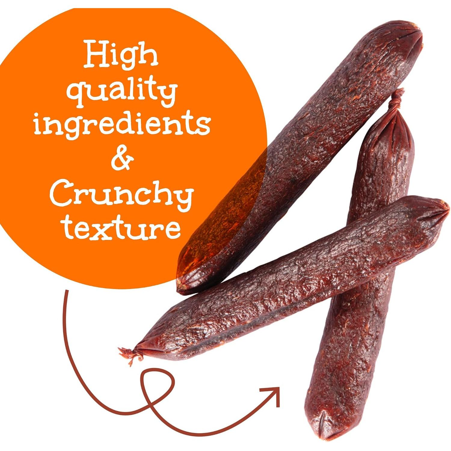 Happy Howie's Lamb Sausage Natural Dog Treat, 4", 1 Each