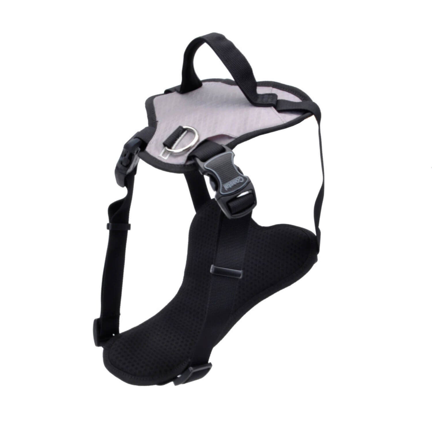 Coastal Pet Products Inspire Dog Harness With Handle - Inspire Grey, 1"X30"-43"