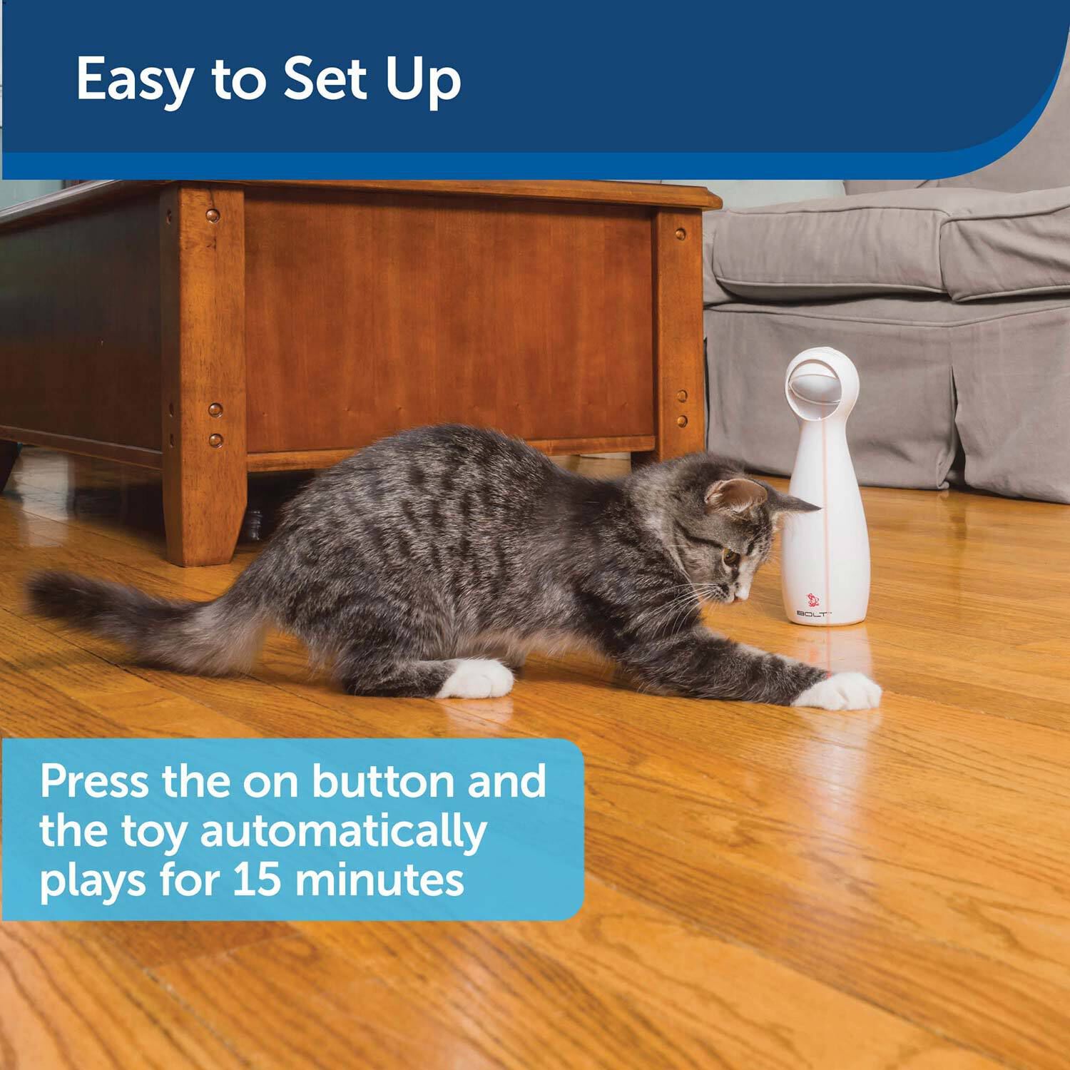 Petsafe Bolt Automatic Interactive Laser Light Cat Toy