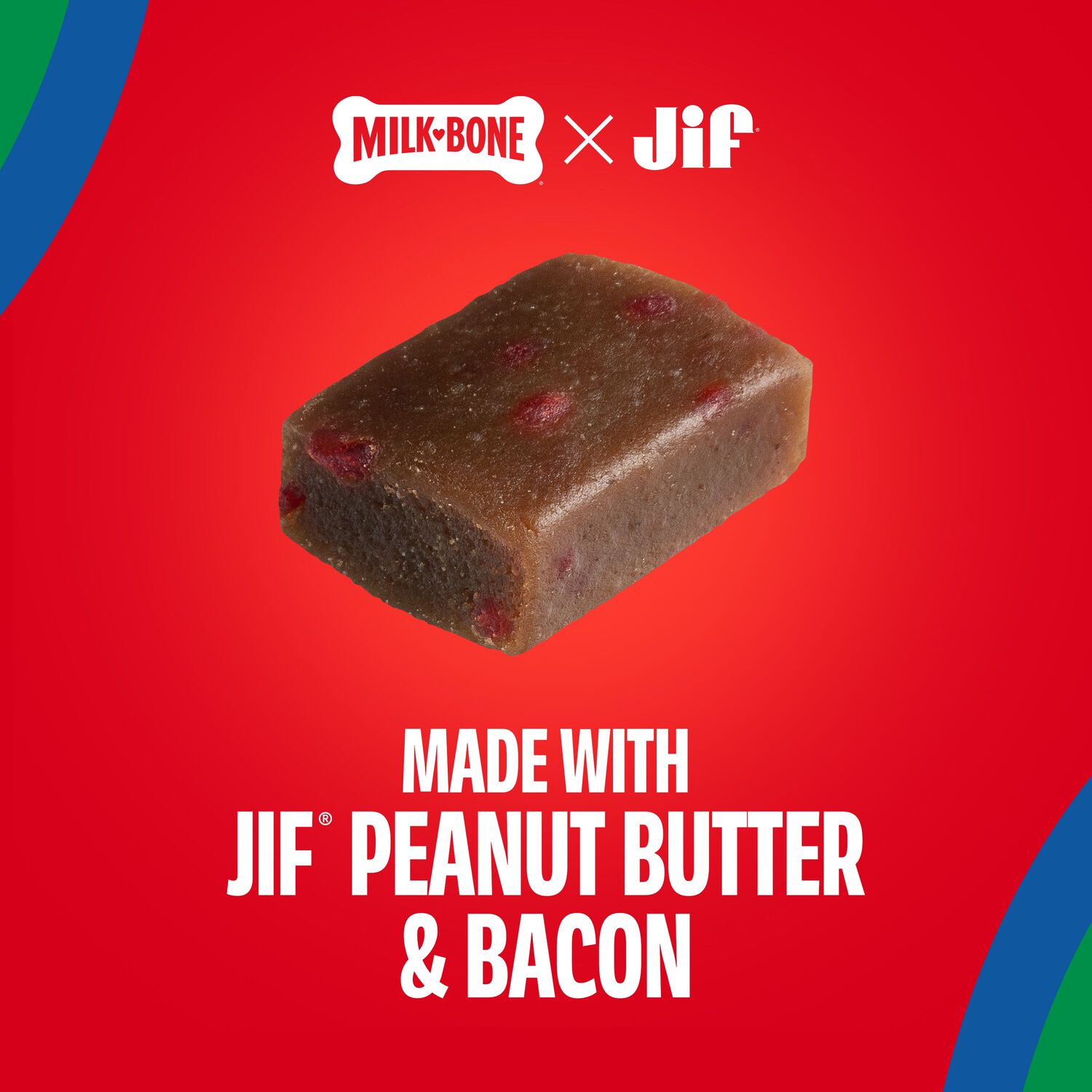 Milk-Bone Peanut Buttery Bites With Jif Peanut Butter & Real Bacon Soft & Chewy Dog Treats, 4.5-Oz