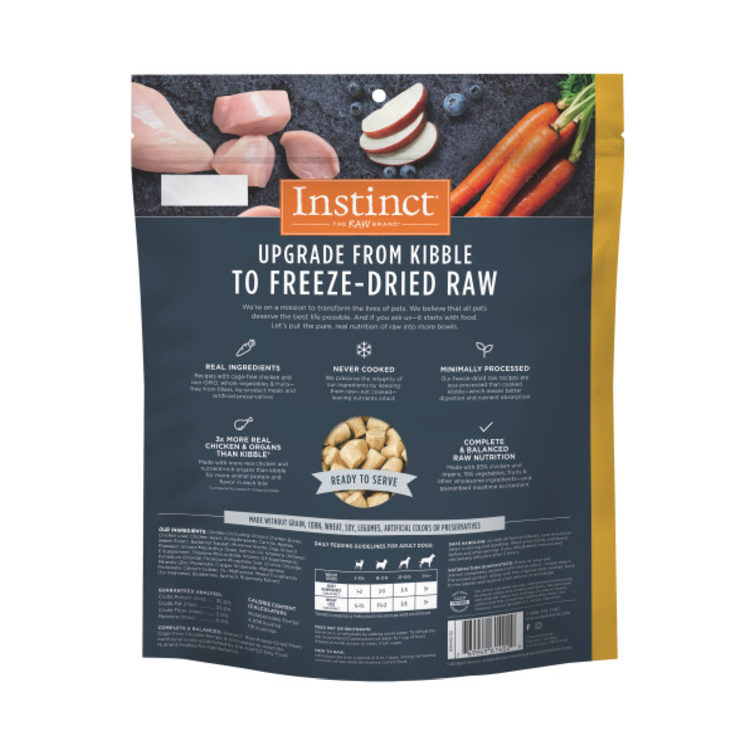 Instinct Raw Meals Freeze-Dried Dog Food - Chicken, 25 Oz