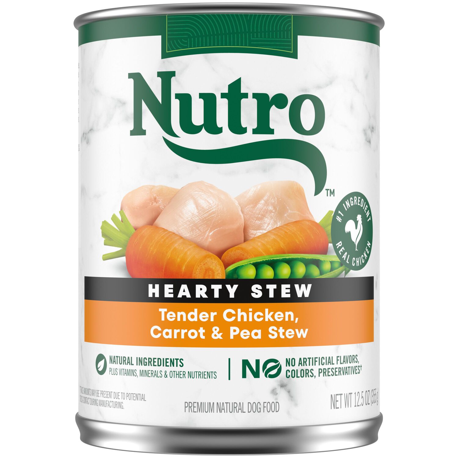 Nutro Hearty Stew Cuts In Gravy Tender Chicken, Carrot & Pea Stew Wet Dog Food