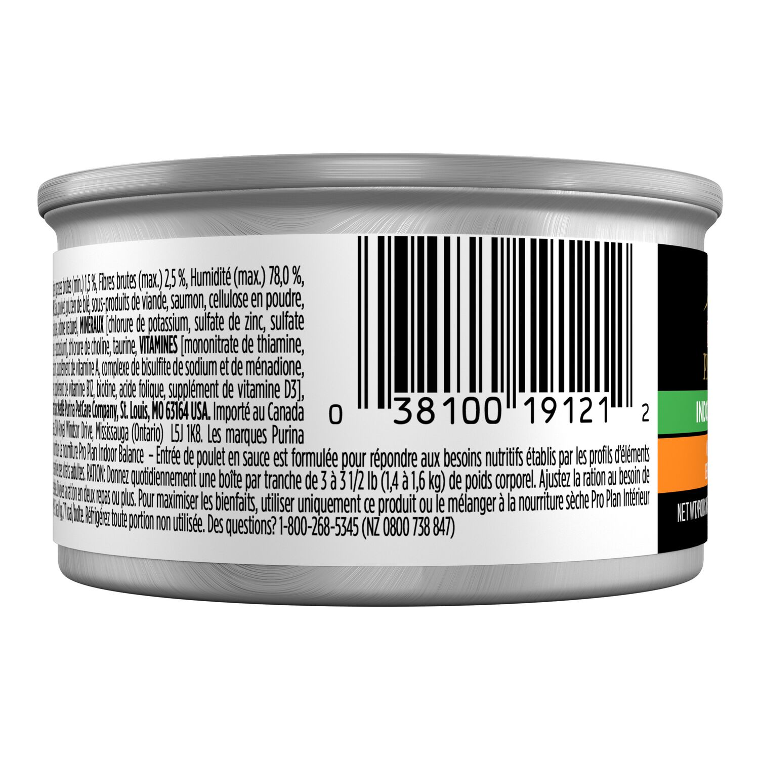 Purina Pro Plan Indoor Balance Chicken Entree In Gravy Wet Cat Food, 3-Oz