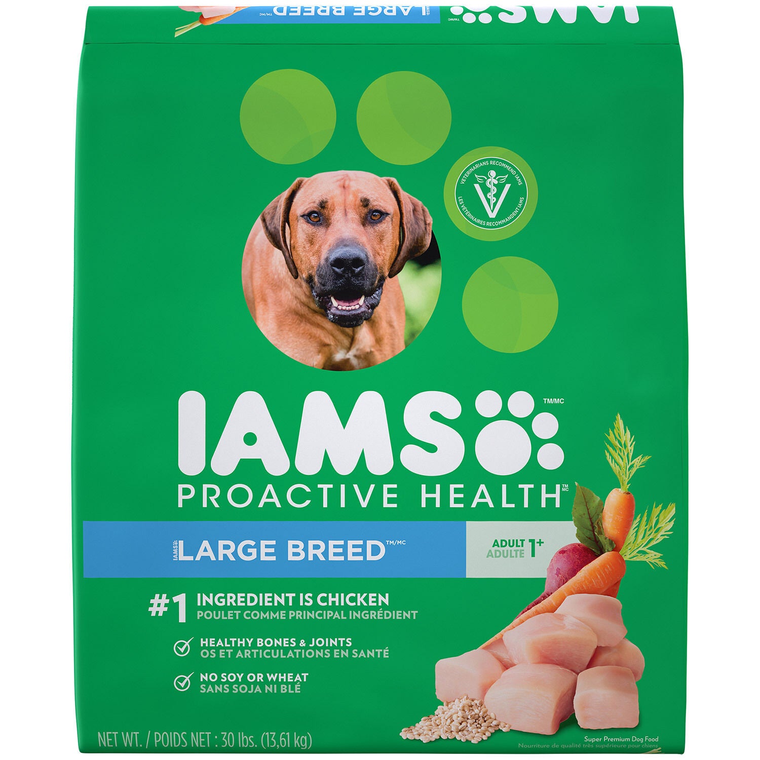 Iams proactive health large breed puppy store